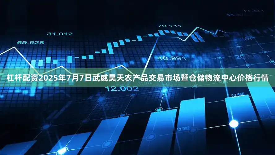 杠杆配资2025年7月7日武威昊天农产品交易市场暨仓储物流中心价格行情